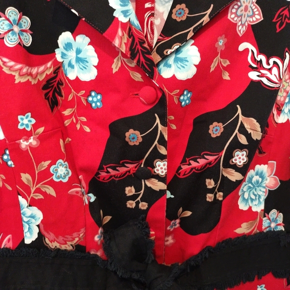 Anne Carson Women's Colorful Suit Jacket Size XL - Picture 6 of 12